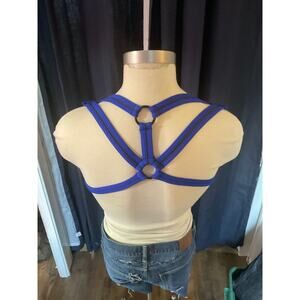 Mens Harness CellBlock-13 "Spider" w/Front Clips Blue XL